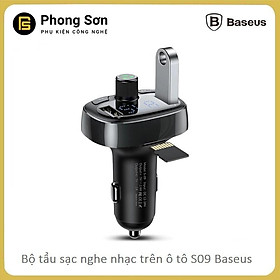 Mua Bộ tẩu sạc đa năng trên xe hơi Baseus S09 T-Typed Wireless MP3 Car Charger -Hàng Chính Hãng