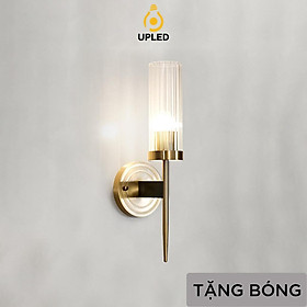 Đèn phòng ngủ Treo Tường chao dài UPLED Decor Nội Thất trong nhà mạ vàng Cao Cấp