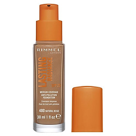 Rimmel Lasting Radiance Foundation 400 Natural Beige