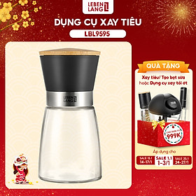 Mua Lọ xay tiêu cầm tay thủy tinh  dụng cụ xay tiêu Lebenlang LBL9595  dung tích 170ml  nhỏ gọn tiện lợi - hàng chính hãng