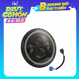 1pc 7 Inch Round Shaped LED Front Headlight Replacement For Jeep Wrangler JK LJ TJ CJ