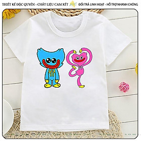 ÁO THUN UNISEX Huggy Wuggy TShirt Poppy PHÔNG NAM NỮ GIA ĐÌNH CẶP ĐÔI CÓ SIZE TRẺ EM CHO BÉ TRAI GÁI AOMIVN