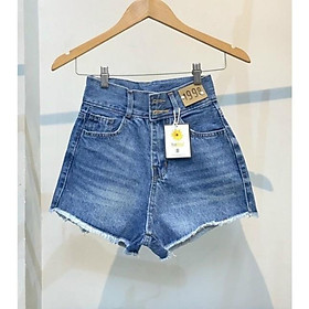 Quần short jean nữ MURADFASHION NT0011, quần đùi bò nữ xanh phong cách thời trang cao cấp 2021