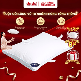 Mua Ruột Gối Phòng Tổng Thống President DaDa  - 100% Lông Vũ Tự Nhiên - Siêu Êm Mềm Thoáng Mát - 50x70cm
