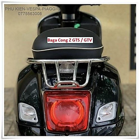 Baga Cong Z Vespa Màu Trắng Inox