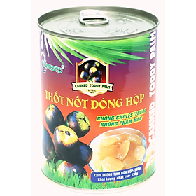 Thốt nốt đóng hộp (565gr) - Trái Thốt nốt tươi đóng lon - Nước trái cây giải khát - Thương hiệu Antesco (Đồ hộp)