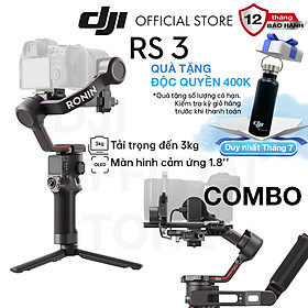 Mua Gimbal máy ảnh DJI RS 3 cho camera DSLR và Mirrorless chống rung ba trục tải trọng 3kg (DJI RS 3) - Hàng chính hãng