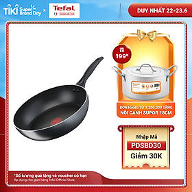 Chảo chiên Tefal Cook & Clean B2250595 26cm - Chống dính - Báo nhiệt thông minh - Hàng chính hãng