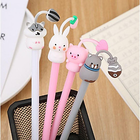 Bút Gel Nước Mực Đen Con Vật Kute Nhiều Màu H74