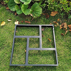 Set of 3 Walk Maker Pathmate Stone Mold Walkway Paving Moulds for Lawn Patio