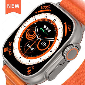 2023 Watch 8 Đồng Hồ Thông Minh Ultra Nam Nữ Đồng Hồ Thông Minh Smartwatch Màn Hình 2 Inch HD Sạc Không Dây Cuộc Gọi Bluetooth Đo Nhịp Tim Theo Dõi Giấc Ngủ