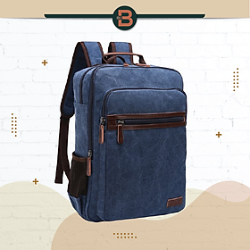 Balo nam thời trang vải canvas BL0009 - đi học - đi làm - đi chơi - đựng laptop