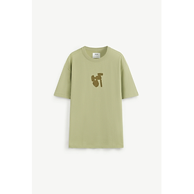 Áo Thun ROUTINE Tay Ngắn 100% Cotton In Hình Form Loose - 10S24TSS005 LASTORE MENSWEAR