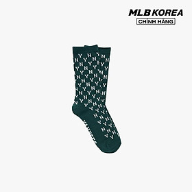 Mlb - vớ cổ cao unisex basic medium logo 3asom032n-50whs