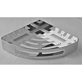 Khay Kệ Để Đồ Kệ Treo Tường Nhà Tắm INOX 304 Sáng Bóng - Chống đọng nước chống gỉ sét, kiểu treo góc có 1 hoặc 2 tầng