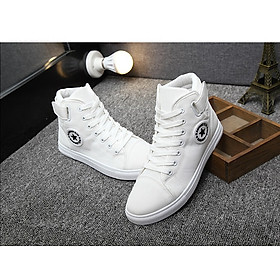 Giày sneaker cao cổ nam vải sao g370