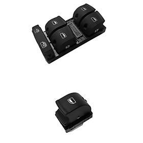 Hình ảnh Master Power Window Switch+Button For Audi A3 A6 S6 C6 Allroad Q7 4F0959851F