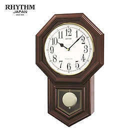 Đồng hồ treo tường Nhật Bản Rhythm CMJ501FR06 Kt 31.6 x 50.2 x 11.1cm, 2.5kg. Vỏ gỗ. Dùng Pin.