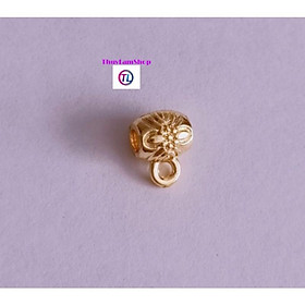 Mua Charm ống lùa màu vàng chặn hat có móc treo phụ kiện làm vòng HandMade