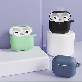 Case vỏ ốp bọc tai nghe dành cho Airpods 4, airpod Pro 2 silicon kèm dây đeo - HÀNG CHÍNH HÃNG