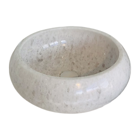 Mua Lavabo đá tự nhiên - Phình thân Trắng loại 1 - BST20