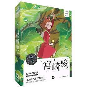 (BÌA NGẪU NHIÊN) Hộp ảnh POSTCARD mẫu mới GHIBLI STUDIO anime