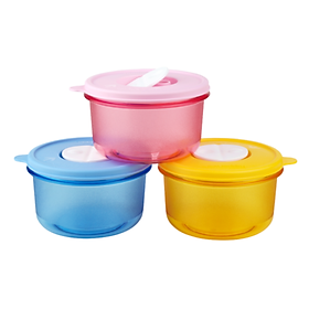 Mua Hộp Tupperware Dùng Trong Lò Vi Sóng Crystalwave Soup Bowl 400ml - Màu Ngẫu Nhiên