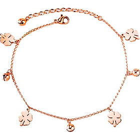 Lắc tay - lắc chân Titan cỏ 4 lá LC98 - Màu Đồng