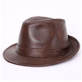 Mũ Phớt Nam Da Thật FN42 , Mềm Mại, Nhẹ Nhàng Và Dễ Dàng Vệ Sinh