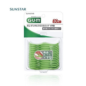 Hình ảnh Tăm chỉ nha khoa Sunstar Gum sợi chỉ mềm mại & bền dai ( 30 cây ) - hàng nội địa Nhật Bản