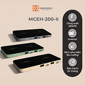 Bếp Điện Từ Đôi HAWONKOO MCEH-200-II Kèm Bộ Nồi Inventer 2800W Hàng Chính Hãng Bảo Hành 2 Năm - Thương Hiệu Hàn Quốc