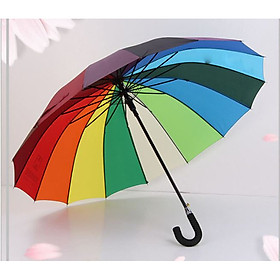 Mua Dù 7 Màu 14 Nan Cao Cấp Loại Lớn