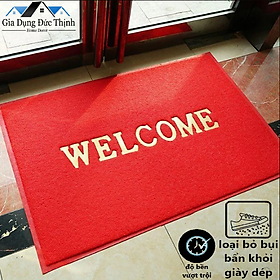 THẢM WELCOME CỠ ĐẠI 80x120CM, Thảm Trải Khách Sạn, Siêu Thị Điện Máy, Tòa Nhà Lớn, Thảm Lau Chân Nhựa PVC