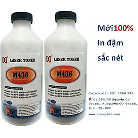 Bộ 02 mực chai nạp cho máy in HP M433a, M436n, M436nda, M438n, M438nda, M440n, M440nda, M442n, M443nda - đổ cho hộp mực in CF256A, CF256X, 335A, 335X