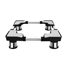 Chân đỡ máy giặt, tủ lạnh inox chất lượng cao hàng dày 4860N điều chỉnh được kích thước (48cm - 60cm) 