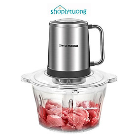 Mua Máy xay thịt MALATA 2L công suất 300W CỐI THỦY TINH CƯỜNG LỰC- Hàng Chính Hãng BH 12 Tháng