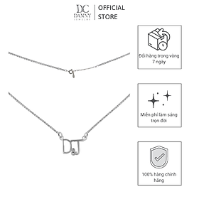 Dây Chuyền Có Mặt Danny Jewelry Bạc 925 Xi Rhodium Ký Hiệu D&J DM061