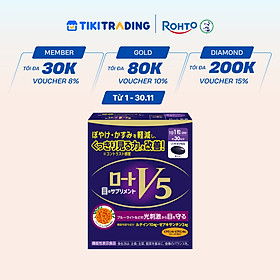 Viên uống bổ mắt Lutein Rohto V5 ( Hộp 30 viên)