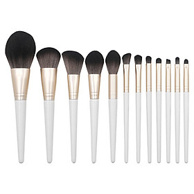 12Pcs Makeup Brushes Set Eye Shadow Foundation Powder Blush Highlight Make Up Brush Cosmetic Beauty Tool Kit