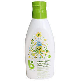 Sữa tắm gội sơ sinh Babyganics - 207ml