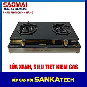 Mua Bếp gas dương mặt kính SANKAtech SKT-906BB - Dòng cao cấp tiết kiệm ga - Hàng chính hãng