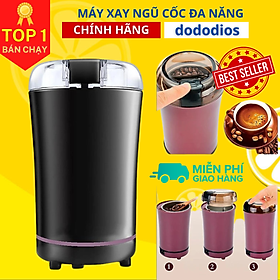 Mua Máy xay hạt khô  xay bột  gia vị cà phê đa năng  công suất cao  lưỡi dao cực bén  chất liệu cối inox  bảo hành 12 tháng - Hàng Chính Hãng DoDoDios