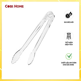 KẸP GẮP /MUỖNG XÚC / THÌA GẮP BÁNH BẰNG NHỰA TRONG ACRYLIC CAO CẤP AN TOÀN CHO SỨC KHỎE - NHẬP KHẨU CHÍNH HÃNG COBI HOME - Kẹp 30cm_376809