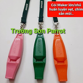 Còi Makerr lớn/ nhỏ huấn luyện vẹt, đại bàng, chim săn mồi, thú cưng