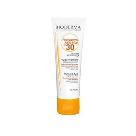 Kem chống nắng dành cho da hỗn hợp, da dầu đến da mụn Bioderma Photoderm AKN Mat SPF30 40ml (Nhập khẩu)