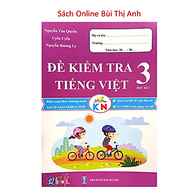 Hình ảnh Sách - Đề kiểm tra tiếng việt lớp 3 học kì 2 (Kết nối tri thức với cuộc sống)