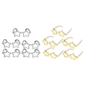 10 Pieces Star Shape Sunglasses Eyeglasses Party Costume Glasses Accessories