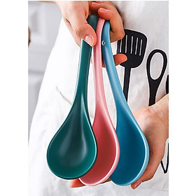 Mua (HOT-ẢNH THẬT) Thìa muỗng  muôi canh sứ cao cấp không chì an toàn sức khỏe  nhiều màu pastel xinh xắn