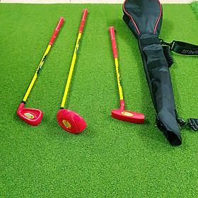 BỘ GẬY TẬP GOLF CHO TRẺ EM: Cao cấp, đảm bảo tiêu chuẩn kỹ thuật bộ môn, tặng kèm 10 bóng xốp, 3 màu lựa chọn