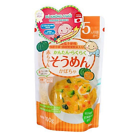 Mì ăn dặm không muối Tanabiki vị bí ngô 100g